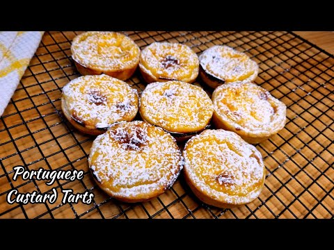 Easy Portuguese Custard Tarts ('Pasteis de Nata' With Puff Pastry)
