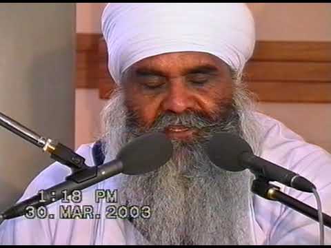 [30-03-2003] Sant Baba Mann Singh Ji - First Kirtan of SGSS Southall New Building