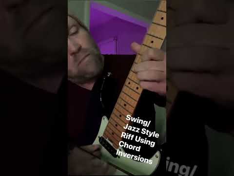 Swing/Jazz Groove Using Chord Inversions. #shorts #rockabilly #musician