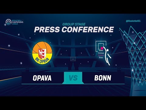 Opava v Telekom Baskets Bonn - Press Conference - Basketball Champions League 2018-19