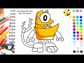 How To Draw Teslo Mixels Step By Step Tutorial