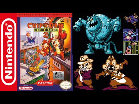 Disney's Chip 'n Dale: Rescue Rangers 2 NES - C&M Playthrough