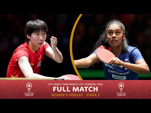 FULL MATCH | Wang Manyu vs Prithika Pavade | ITTF Mixed Team World Cup 2025 (Stage 2)