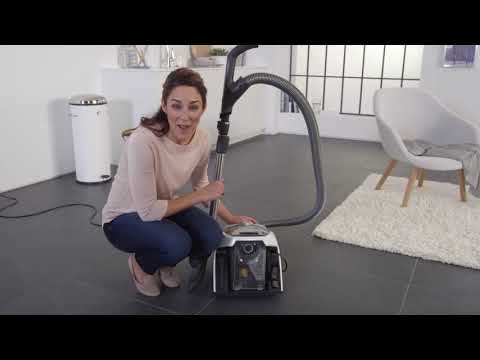 Dulkių siurblys Miele Blizzard CX1 Flex Parquet Obsidian juodas video