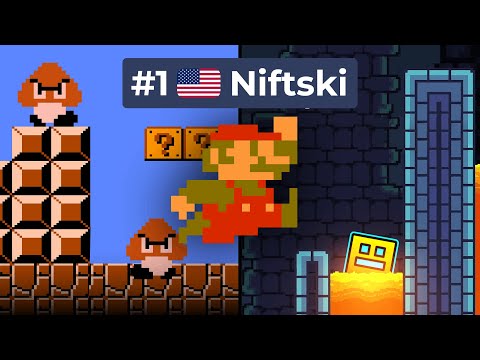The #1 Mario Speedrunner vs GEOMETRY DASH