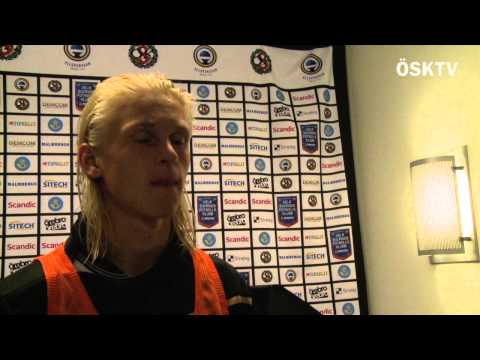 Kalle Holmberg efter matchen mot Djurgården