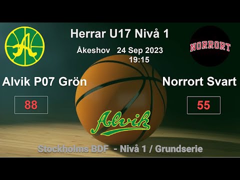 U17 Alvik Basket P07  - Norrort Svart (88-55)