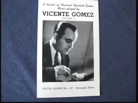 VICENTE GOMEZ   PLAYS  "GRAN JOTA"  / 1940