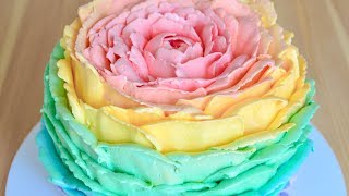 ТОРТ Роза ☆ Радужный CandyBar ☆ Rainbow Rose Cake