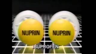 Old Nuprin Commercial 80's  Little.  Yellow.  Different.