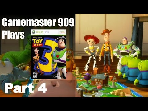 Gamemaster 909 Plays Toy Story 3 [Xbox 360]: Part 4 - Hide and Sneak/Trash Thrash/Muffin to Fear