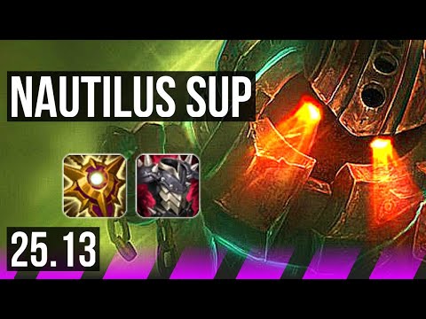 NAUTILUS & Heimerdinger vs SORAKA & Aphelios (SUP) | EUW Challenger | 25.13