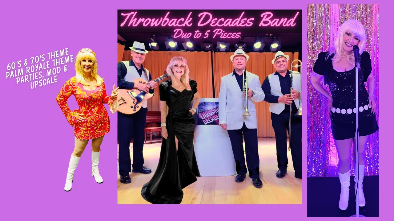 Promotional video thumbnail 5 for Throwback Decades Band