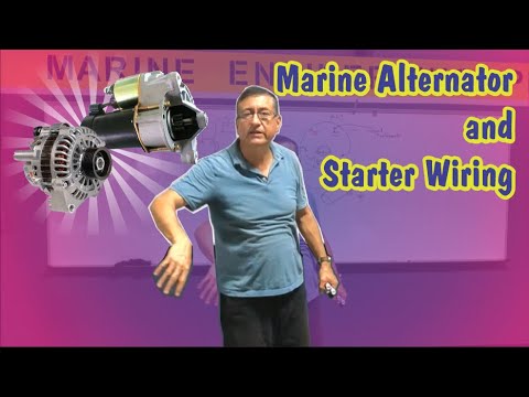 Marine Alternator and Starter Wiring