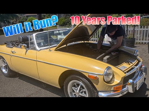 1973 MGB Will it Run After Sitting for 10 Years!?
