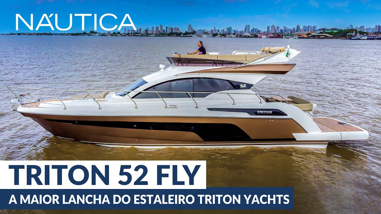 Teste Triton 52 Fly: a maior lancha do estaleiro Triton Yachts