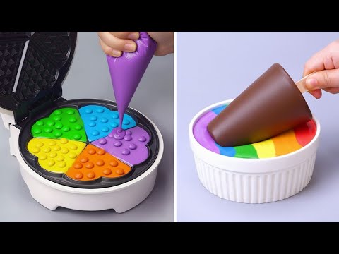 Fantastic Rainbow Cake Recipes You Need To Try |  Homemade Cake Decorating Tutorials