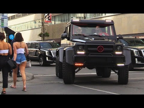 G63 Brabus 6x6 AMG 700 Spotted in Downtown Montreal