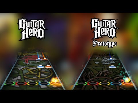 Guitar Hero 1 Prototype - "Spanish Castle Magic" Chart Comparison
