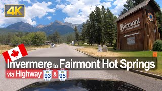 Driving from Invermere to Fairmont Hot Springs in BC ๐จ๐ฆ