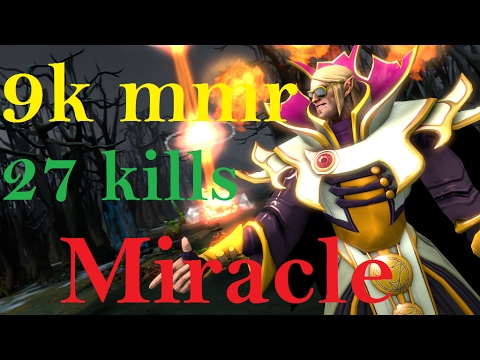 Invoker Bot by Miracle 27 kills 7.01