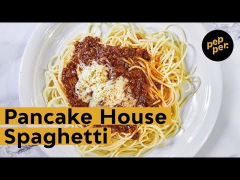 Pancake House's Classic House Spaghetti Recipe: How to Make Pinoy Spaghetti | Pepper.ph