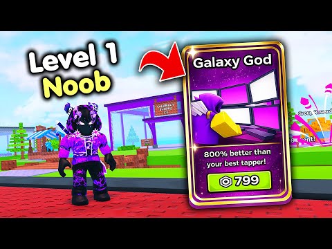 Starting Over as NOOB with OP SECRET in Tap To Get Rich! (Roblox)