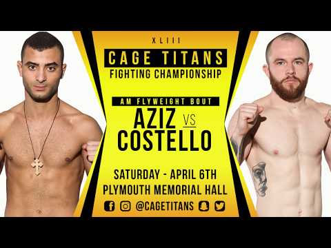 Ebrahim Aziz vs. Sean Costello Cage Titans XLIII