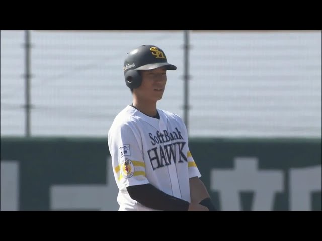 【ファーム】ホークス・上林 リードを広げる2点タイムリー!! 2020/10/11 H-T(ファーム)