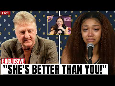 Larry Bird HUMILIATES Angel Reese ON LIVE TV — Says Caitlin Clark Is BETTER!