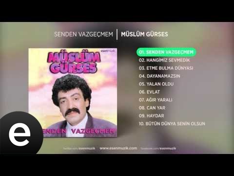 Senden Vazgeçmem Şarkı Sözleri – Müslüm Gürses Lyrics In Turkish