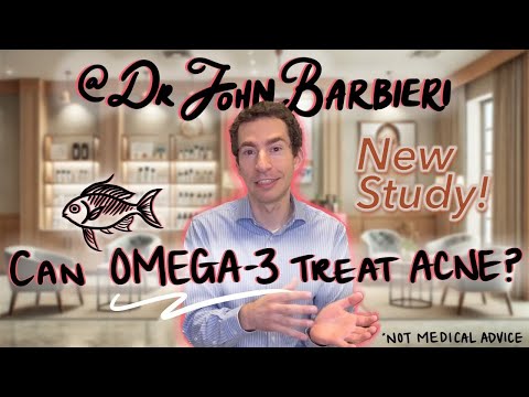 *NEW* study on Omega-3 and acne - Dermatologist Explains