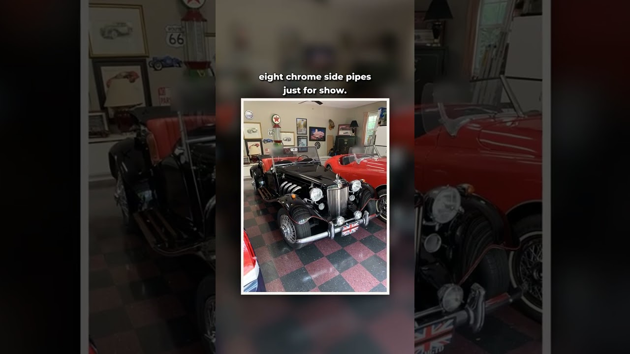 Watch the Short: Bob's 1952 MG TD hot rod and its chrome Chevy 350 V8.