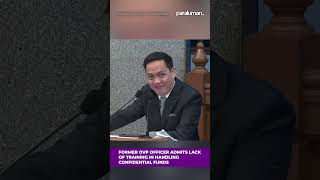 Former OVP officer admits lack of training in handling confidential funds | Paraluman News