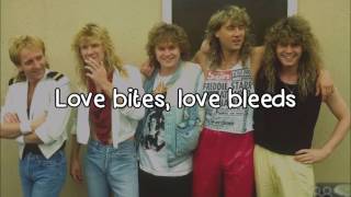 Def Leppard - Love Bites [Lyrics] HD