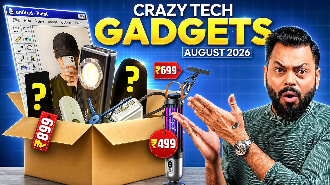 Top 8+ Crazy Tech Gadgets You Must Buy! ⚡ From ₹499 | August 2026