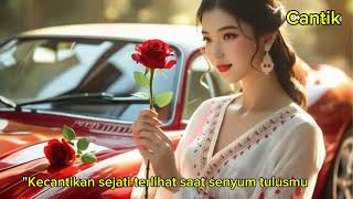 Download lagu 'Keanggunan Wanita Cantik Memegang Bunga Mawar | Kata Bijak Cinta & Kehidupan' mp3