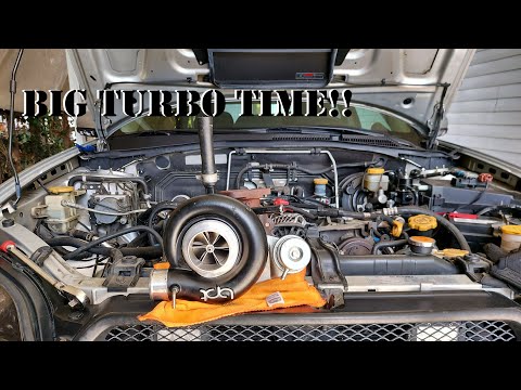 The Subaru Gets a Big Turbo and UEL header!! (Blouch 1.5xtr, Tomei UEL Header)