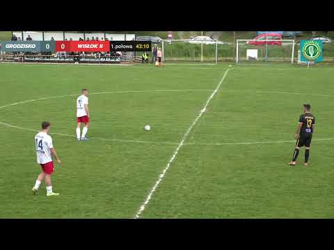 Sokół Grodzisko - Wisłok II Strzyżów 4:0. Skrót meczu