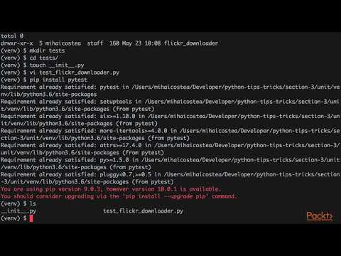 Tips Tricks Techniques for Python Application Development Unit Testing Coverage|packtpub com