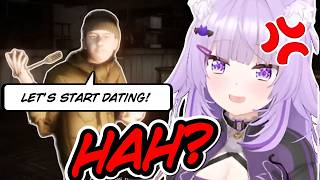 Okayu's reaction to this CREEP is absolutely PERFECT