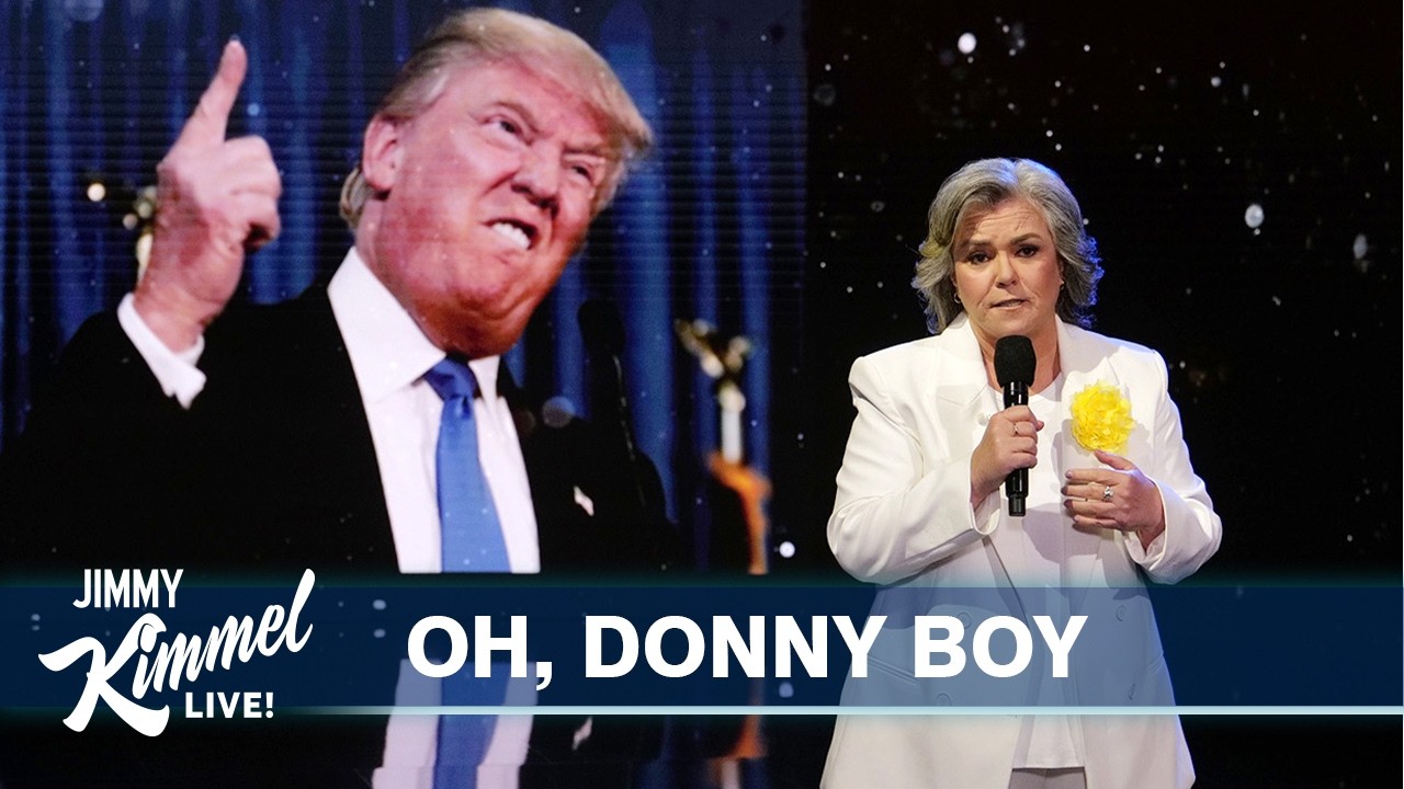 Video: Rosie O'Donnell closes Kimmel guest-host week with anti-Trump parody song