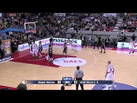 La Bruixa D'or v UCAM Murcia CB (103-100) Basketball Liga Endesa [14/04/13] Highlights