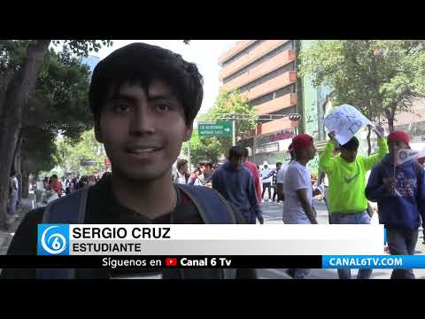 FNERRR marcha contra Sandra Cuevas; exige apoyos para escuelas y albergues estudiantiles