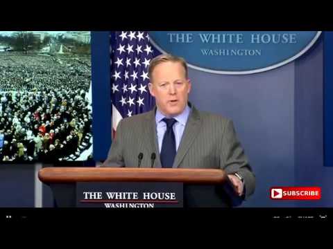 BREAKING TRUMP White House Press Secretary Sean Spicer SLAMS MSM FAKE News January 22 2017 Video