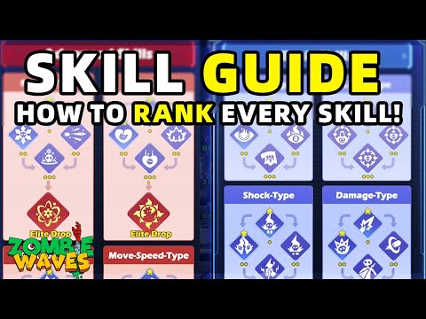 Zombie Waves Skill Guide & Tips - How to RANK EVERY SKILLS - YouTube