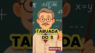 ✅ Tabuada do 5 #matematica #matemática #matematika #quiz #multiplicação