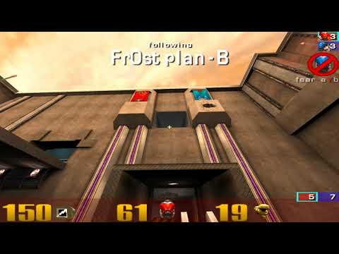 Quake 3 RA3: Rocket Arena 3 plan-b vs all your base [aYb] ra3map10