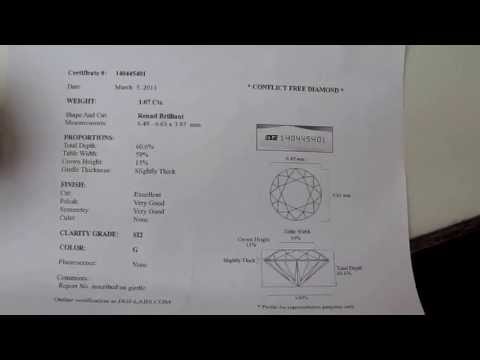 DGL CERTIFIED 1.07 CARAT G SI2 ROUND BRILLIANT CUT LOOSE DIAMONDS buy diamond ring from us