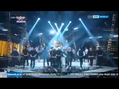 140829 KBS Music Bank | Super Junior Come Back Stage _MAMACITA